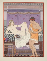 Bolest žaludku, ilustrace z „Hippokratových spisů“, 1934