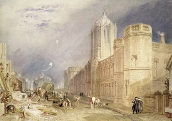 Christ Church, Oxford (wc na papíře)