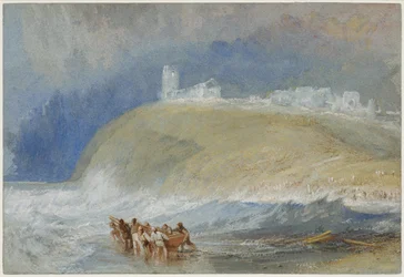 Dunwich, Suffolk, cca 1827 (akvarel na papíře)