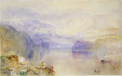 Lucern, západ slunce
