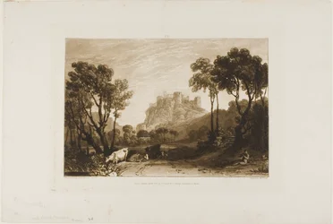 The Castle Above the Meadows, deska 8 od Liber Studiorum