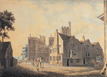 Pohled na arcibiskupský palác, Lambeth