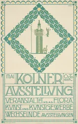 Plakát pro kolínský umělecký festival 1905, 1905
