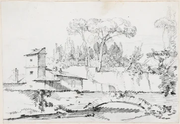 Pohled na Prato vily Borghese