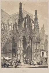 Architektura středověku: Louviers, Normandie, South Porch