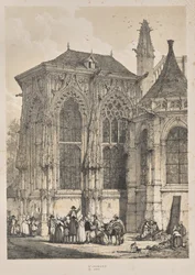 Architektura středověku: St. Jacques, Dieppe, East End, Exteriér