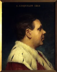 Portrét Constant Poppy (1841-1904). Obraz od Josepha Paula Blanca (1846-1904)