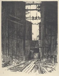 Na dně Gatun Lock, 1912.