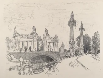 Most v Charlottenburgu, 1921.
