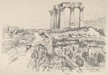 Korint, směrem k zálivu, 1913.