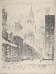 Z Fulton Street, 1910.
