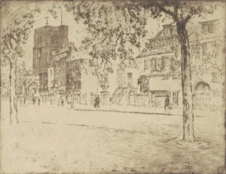 Dům, kde Whistler zemřel, 1904.