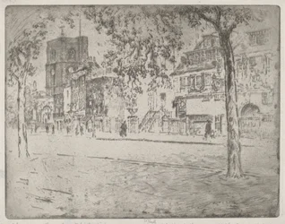 Dům, kde Whistler zemřel, 1904.