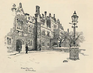 Old Charterhouse: The Masters Court, 1886