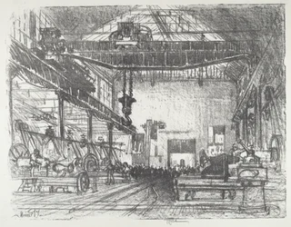 Planing Big Shells, 1916.