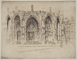 Předsíň kostela Saint-Maclou, Rouen