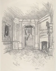 Hall, Stentone