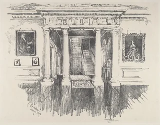 Síň v Cliveden, 1912.