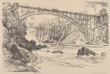 Ocelový most, 1910.