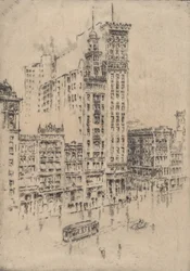 Union Square, Deštivý den, 1904.
