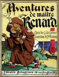 Obálka knihy "Les aventures de Maitre Renard" (tisk)