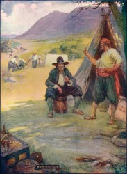 Tam, kde nyní stojí Velké město Kapské Město, postavili své stany a chatrče, c1908, c1920.