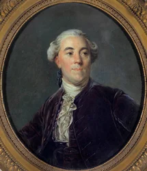 Portrét Jacquese Neckera (1732-1804) Ministr Malba od Josepha Siffreda Duplessise (1725-1802) (Joseph-Siffred, Joseph Siffrede, Joseph-Siffrede, Joseph Siffrein, Joseph-Siffrein) 1781 Rozměr 0,32x0,27 m