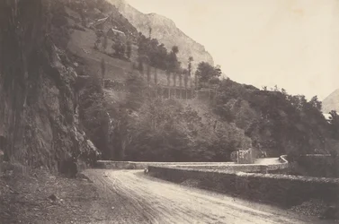 Cesta z Pierrefitte do Luz St Sauveur, 1853.