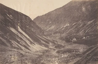 Údolí a kaple Héas, St-Sauveur, 1853.