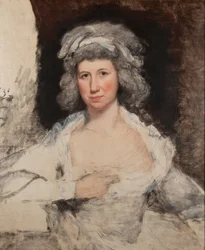 Elizabeth Powelová od Josepha Wrighta, asi 1793