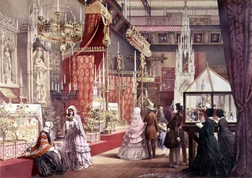 Velká výstava: Středověký dvůr, návrh Pugin, 1851 (viz také 205263)