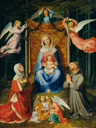 Waldesruhe (Madona s dítětem, sv. Adelheid a sv. František)