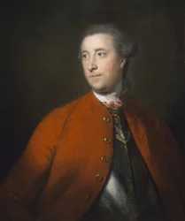 Plukovník Ctihodný John Barrington († 1764) kolem roku 1758