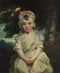 Georgiana Augusta Frederica Elliott 1782-1813, pozdější lady Charles Bentinck, 1784.