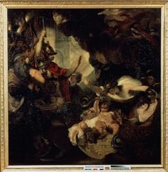 Nemluvně Herkules škrtící hady, 1786-88