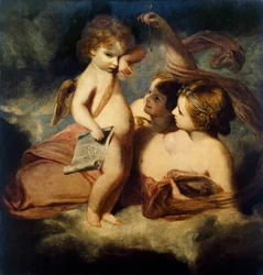 Venus Chiding Cupid pro učení se castingu