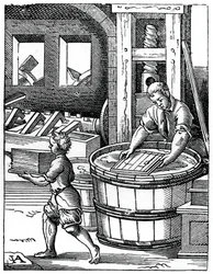 Papírník, 16. století, 1870