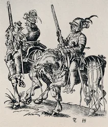 Dřevoryt od Josta Ammana 1539-1591, 1927