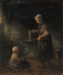 Palačinky, c. 1875 (olej na tkanině)