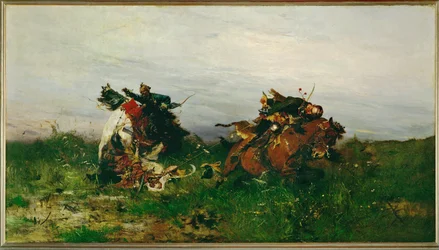 Oprátka (malba na plátně)