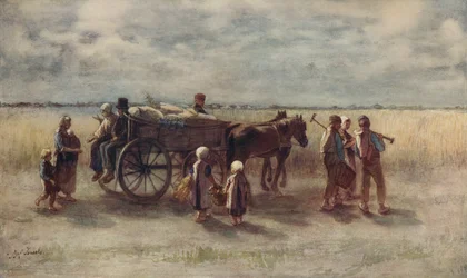Bramborová sklizeň, 1844, c1915