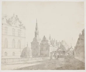 Kolotoč na zámku Frederiksborg
