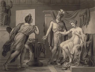 Alexander postoupil Campaspe Apelles
