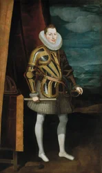 Filip III Španělský - Portrét Filipa III. (1578-1621), španělského a portugalského krále od Pantoja de la Cruz, Juan (1553-1608)
