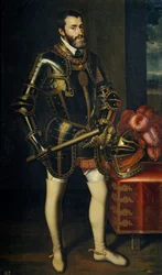 Portrét španělského Karla V. 1500-1558, 1605