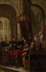 Obrácení a křest sv. Augustina od sv. Ambrože