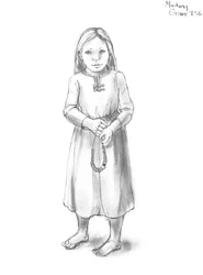Anglosaská dívka, c5.-10. století, c1990-2010