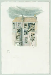 Německé námořní bombardování Scarborough, North Yorkshire, 1914 2014.