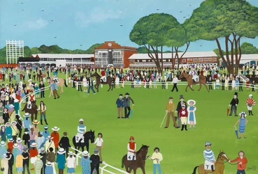 Ascot, 2009 (kvaš na papíře)