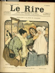 Ilustrace Abel Faivre (1867-1945) pro obálku Le Rire